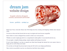 Tablet Screenshot of dreamjam.co.uk